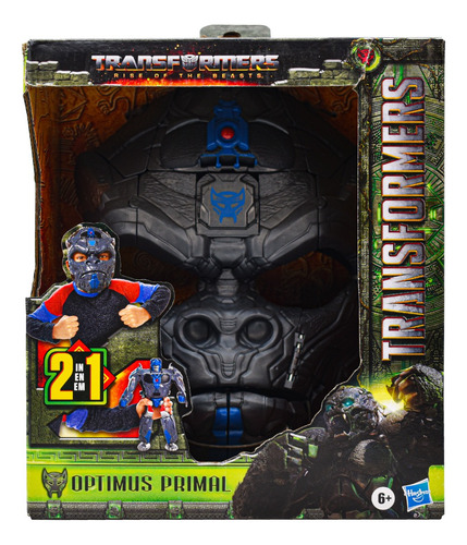 Transformers Rise Of Beasts Optimus Primal 2 En 1 Hasbro Cd