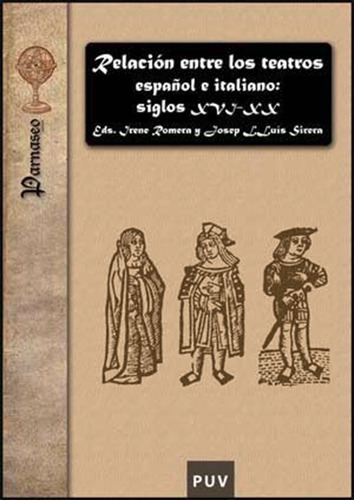 Relación Entre Los Teatros Español E Italiano: Siglos Xvi-xx, De Es Varios Y Irene Romera. Editorial Publicacions De La Universitat De València, Tapa Blanda En Español, 2007