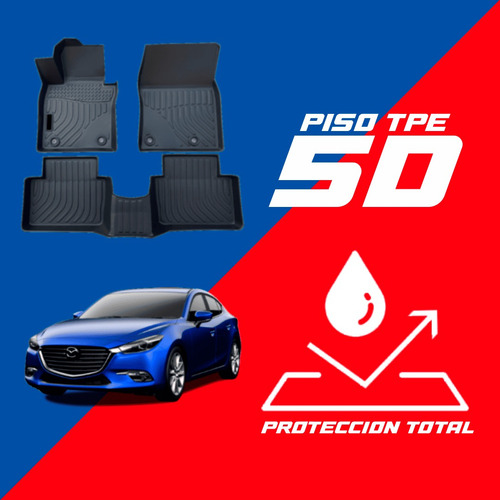 Piso De Auto 5d Tpe Mazda 3 2019-2023 - Tapete
