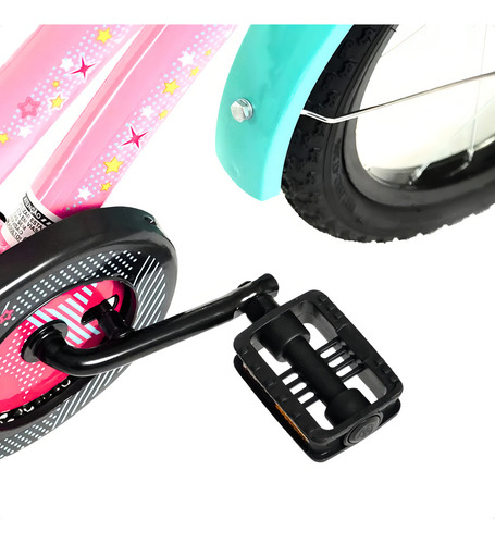 Bicicleta Infantil Aro 16 Stone Drika Rosa Feminina Menina Com Cesta