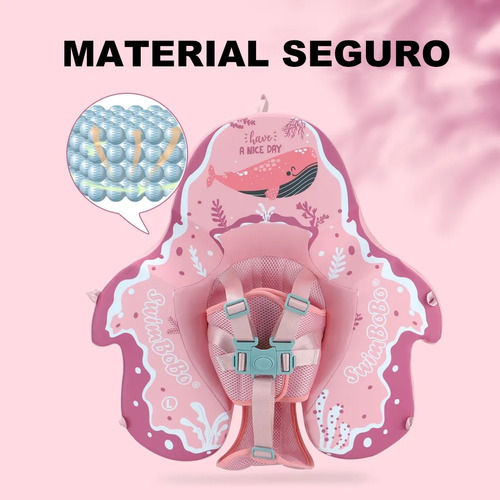 Flotador Bebe Non Inflable Salvavidas Con Toldo Playa Nataci