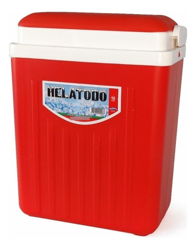 Conservadora Heladera 10 Lt.(p/ 2 Botellas 2,5 Lt.) Helatodo Color Rojo