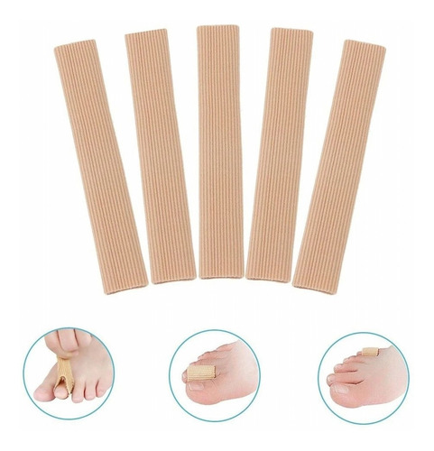 Imagem 1 de 10 de Tecido Gel Tubo Bandagem Dedos Pés Calos Protetores Mão