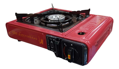 Imagen 3 de 10 de Anafe Camping Gas Butano Portatil + 4 Garrafa + Estuche
