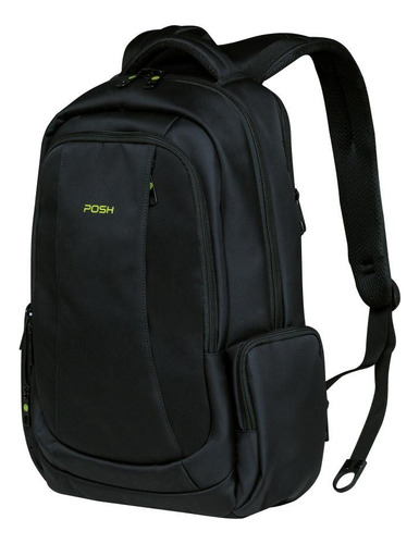 Mochila Notebook 15.6 Antifurto Posh Bolso Sec Journey Pro Cor Preto