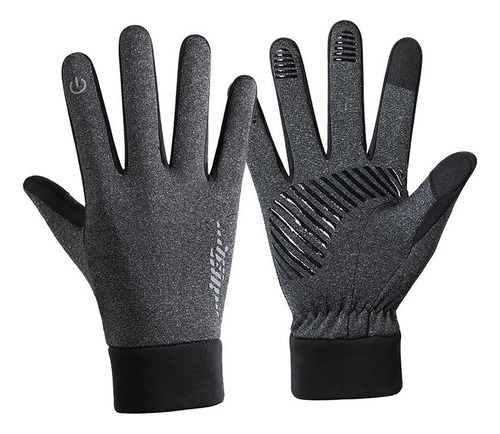 Guantes De Invierno Antideslizantes Y Cálidos Para Gris M