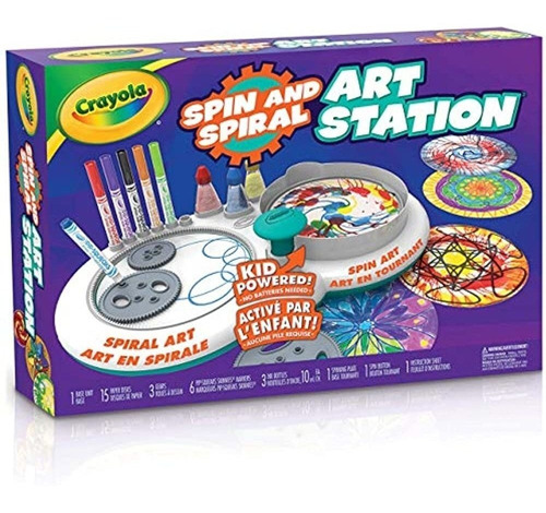 Crayola Spin And Spiral Art Station Bricolaje Manualidades P