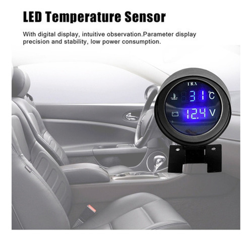 A Digital Car Truck Water Temperature Meter