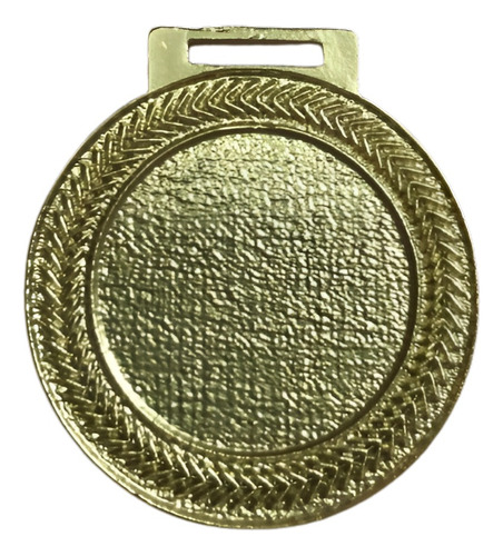 50 Medallas De Metal Con Centro 40 Mm.