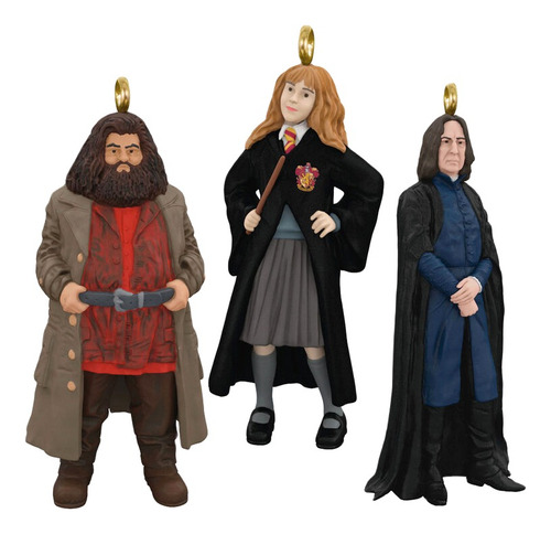 Mini Adornos Harry Potter Árbol Navidad Colgantes Hallmark Color Multicolor Hermione Hagrid Y Snape