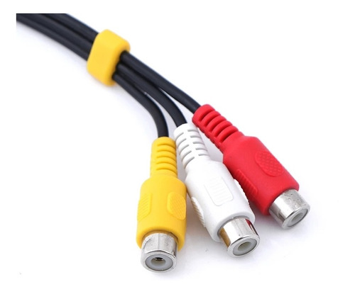 Cable Adaptador Plug 3,5mm A 3 Rca Hembras Plug
