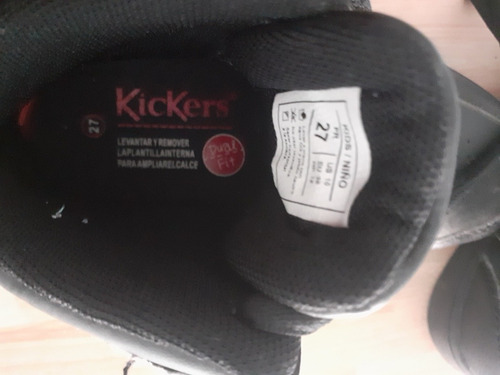 Zapatillas Botitas Kickers - Negras - Talle 27