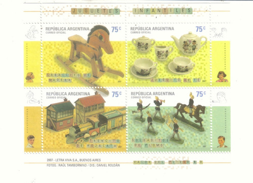 2007 Argentina  Hb 177 Juguetes Infantiles