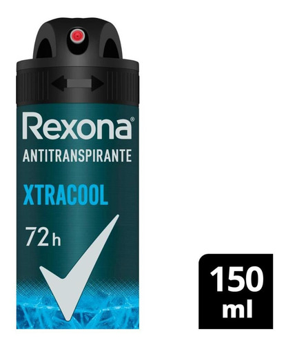 Desodorante Aerosol Masculino Xtracool Rexona Men 150ml