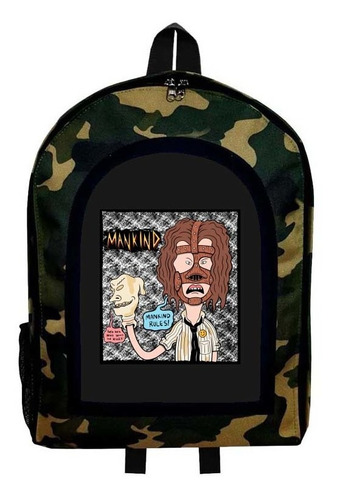 Mochila Camuflada Beavis Y Butt-head Nueva Coleccion Mod 93