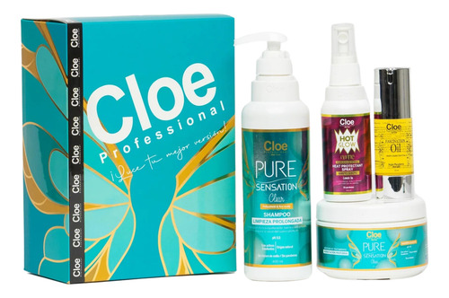 Cloe Pure Sensation Clear Limpieza Pack Navidad