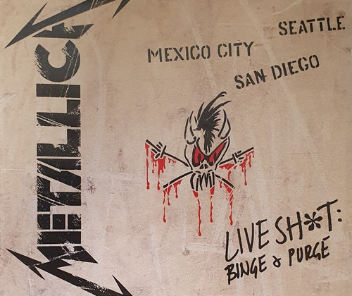 Cd Metallica - 3cds Y 2dvds - Live Mexico Seattle San Diego