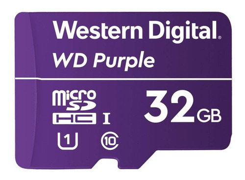 Memoria Micro Sd De 32gb Western Digital Especial Para Cctv