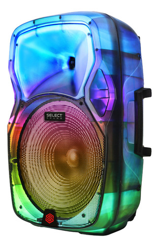 Bocina Bafle 15 Pulgadas Select Sound Luminous Bluetooth Tws Color Negro