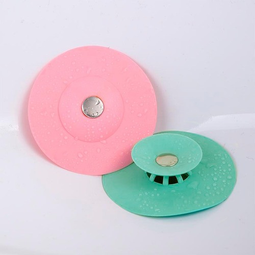 Imagen 9 de 10 de Tapón De Silicona Con Filtro Para Bañera Bacha Cocina.