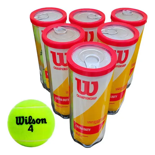 Kit 18 Bola De T nis Wilson Championship