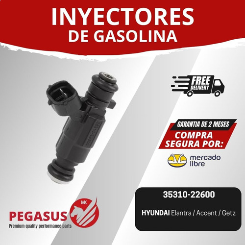 Inyector De Gasolina Hyundai Elantra Getz Accent