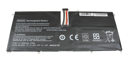U65a Bateria Para Hp Envy Spectre Xt Pro 13-b000 Facturada