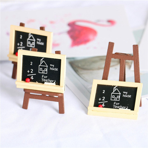 Mini Caballete 1/12 Para Tarjetas De Presentación De Boda,