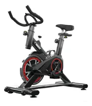 Comprar Bicicleta Estática Overfit Basic Para Spinning Negra Y Roja