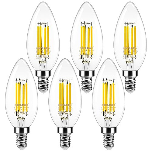 Bombilla Candelabro E12 Led De 40w Equivalente, 550 Lú...