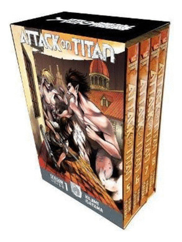 Libro Attack On Titan Season 1 Part 2 Manga Box Set (inglés)