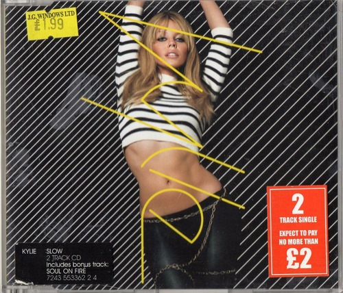 Kylie Minogue Slow Single Cd 2 Tracks Eu 2003