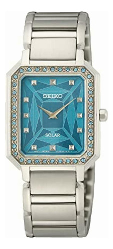 Reloj Seiko Dama Solar Sup451p1 Acero Con Cristales