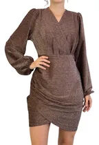 Comprar Vestido Brisa Lurex Elegante,fiesta,cómodo, Toda Ocacion.