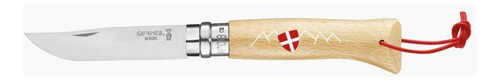 Cuchillo Opinel N°8 Emblema De Saboya Color Crema