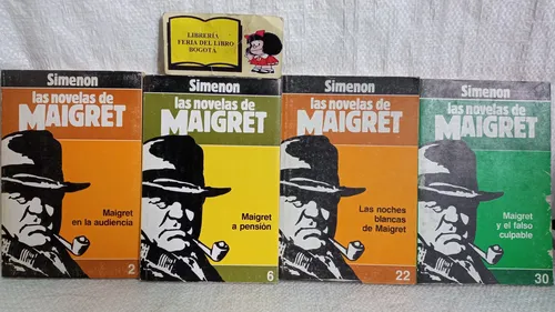 Novela Policiaca - Promoción 4 Tomos De Maigret De Simenon