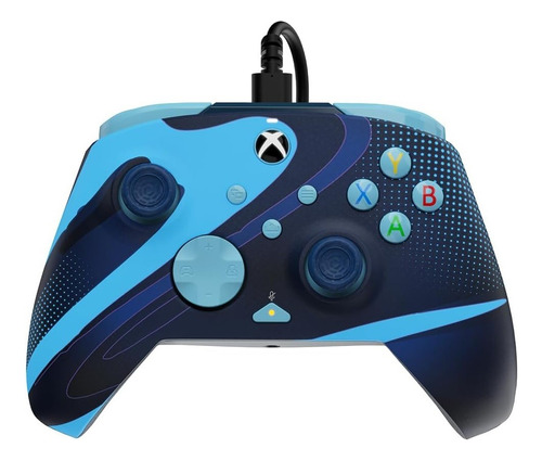Control Joystick Xbox Serie X/s Pc Azul Rematch Glow Usb