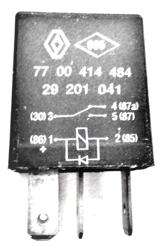 Relay Multicontacto 5 Terminales 20a De Ford Focus One 99/09