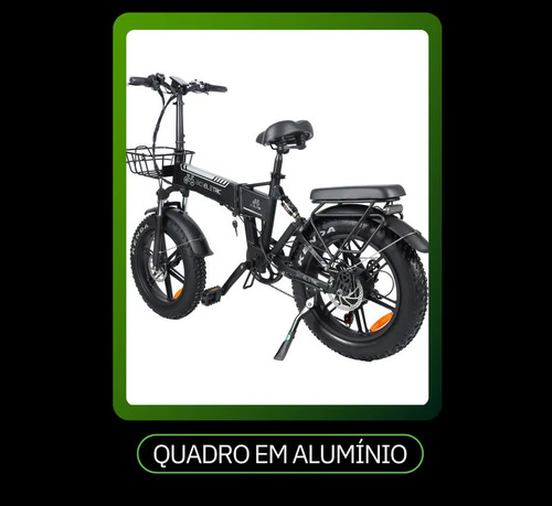 Hammer Bicicleta Eletrica Dobravel E Com Freios A Disco