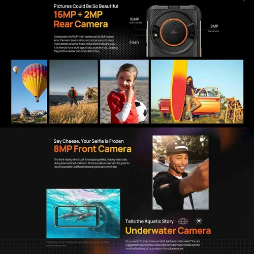 Ulefone Armor 16 Pro Resistente Golpes Polvo Agua Niños Tea