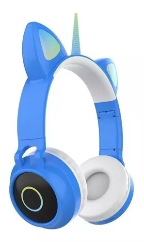 Auriculares Infantiles Bluetooth Unicornio Luces Originales