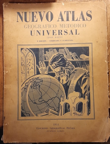 Nuevo Atlas Geografico Metodico Universal Peuser 1951 C4