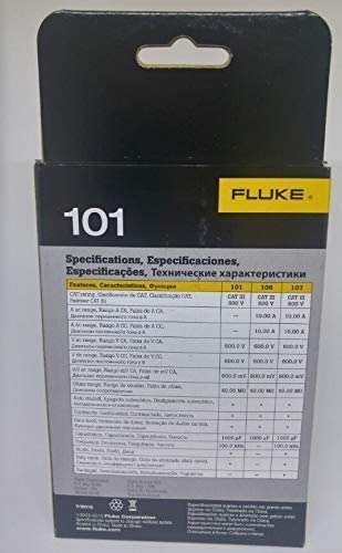 Imagen 4 de 5 de Multimetro Tester Digital Fluke 101 Capacimetro