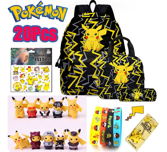 Estuche Escolar Para Lápices De 20 Piezas Pokémon Pikachu Estuche Escolar Para Lápices De 20 Piezas Pokémon Pikachu