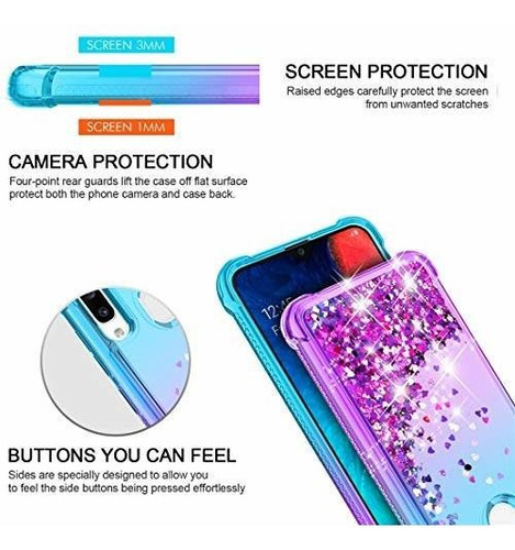 Icoold Samsung Galaxy A20 Case Galaxy A30 Case W / [2 Pcs Sc