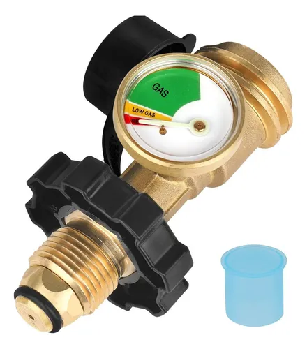 comprar Manómetro Medidor Adaptador Tanque De Gas Lp Pol Qcc1 Tipo1