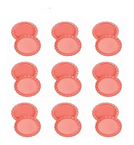 100pcs Dark Pink Flattened Bottle Caps Flat Linerless Do Wfb