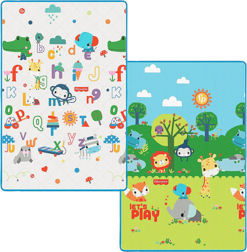 Fisher Price Multimat Baby Playmat Double Side - 180x120x0.5