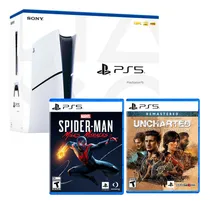 Comprar Ps5 Slim Con Lector Ps5 + Spiderman Morales + Uncharted