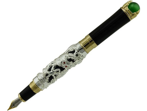 Perlas Jinhao Fuente Del Dragon Pluma Punta Fina Color ...